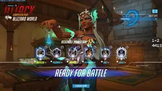 NEW LEGENDARY SKIN SYMMETRA - MERMAID !  DYSLEXIA INSANE SYMMETRA GAMEPLAY OVERWATCH SEASON 29