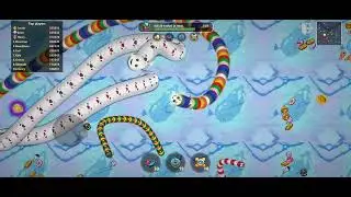 The colorful snake game eating ice cream is really fun #trending #gaming #snake