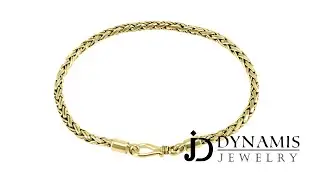 Bali link 18k Yellow Gold bracelet