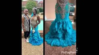 Custom Prom Dress! #promdress #designer #youtubeshorts #kenmadeit