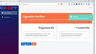 CHBToken V5 - Check and verify signed file