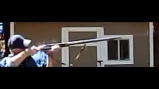 Girardoni (Girandoni) air rifle shot - Hi-speed