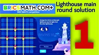 Lighthouse main round solution|Bricsmath competition 2021