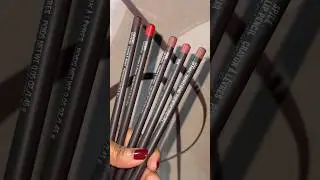 whirl, Soar, Chestnut, spice & Cherry - MAC super matte Lip Pencil swatches ( not-sponsored )