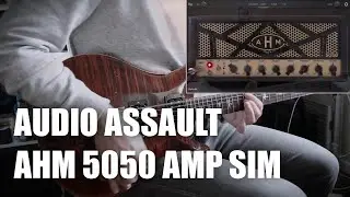 Audio Assault AHM 5050 (New EVH 5150 iii Amp Sim) Hard Rock Playthrough & Mix Demo