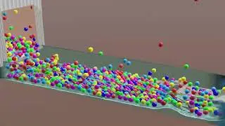 10000 color balls run animation #animation