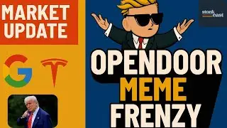 Opendoor Soars | Meme Stocks Return, Alphabet Beats, Tesla Misses