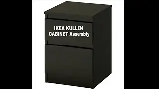 IKEA - KULLEN Chest of 2 Drawer Assembly