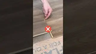 Installing LVP Drop Lock System In Reverse #lvpflooring #floorcontractor #synthwave #tips #installs