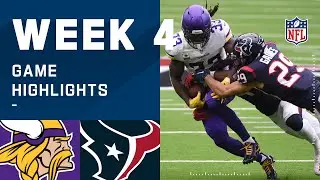 Vikings vs. Texans Week 4 Highlights | NFL 2020