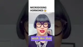 Let's explore microdosing hormones.