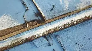 Drone footage of Minninglow Embankment (4K)