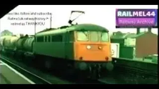 85004 On oil tankers. Warrington 12/12/1986. Class 85. Electric Freight Train
