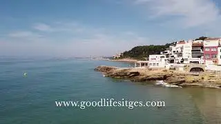 Roda de Bar&aacute; playa drone video