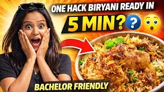 HOW TO COOK BIRYANI IN JUST 5 MINUTES 😱