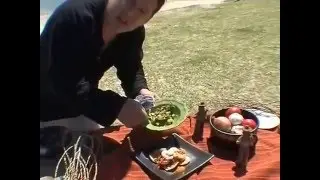 Scallop Tostadas whipped up by Nicholas Broughton on The Trawlers Catch