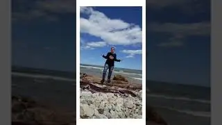 Dancing Yoga at Lake Michigan