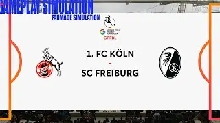 1. FC K&ouml;ln (W) vs SC Freiburg (W) | Gameplay Simulation | Fan-Made