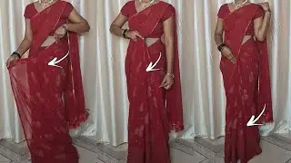How to Make a Perfect Hip,Shoulder,Lower Pleats Arrange Very Very Easy Way For New Beginners 🌸 