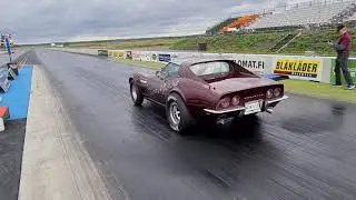 Time Machine Corvette Drag Race at kauhava 04092020 Pass #1  ET 9.803s at 231.96kmh