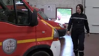 Delphine, chef de la caserne de Jarrie.