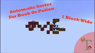 Book / Potion Sorter│1 Block Wide