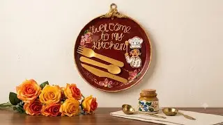 Diy kitchen wall decor idea made by Rita's Art & Craft ^⁠⁠⁠⁠⁠⁠⁠⁠⁠_⁠^