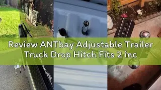 Review ANTbay Adjustable Trailer Truck Drop Hitch Fits 2 inch Receiver, 6-Inch Drop & Rise Dual Ball