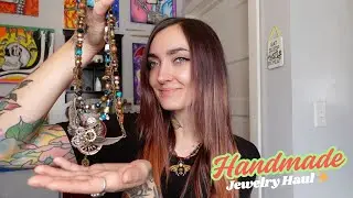 Handmade Jewelry Haul - Athena Warrior Queen Collection - Steampunk & Edgy Vibes