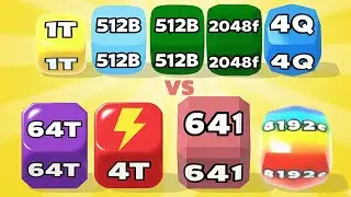 Jelly Run 2048 SHOWDOWN | 3 Shapes Race Madness 🔥 | 64M vs 128M vs 8T Battle