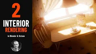 Interior Render in Blender and Octane (Tutorial 2)