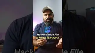 Hacker’s hide file in a image🤯