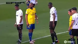 GOL DE JUAN CALA - C&Aacute;DIZ 1X0 VAL&Ecirc;NCIA
