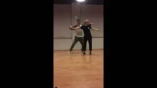 Kido & Sara - New Style Hustle practice