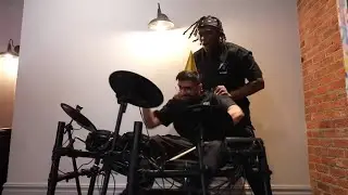 VIKKSTAR Goes Vickomode On Drums 😳