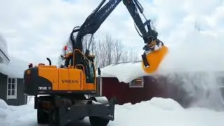 Amazing Technology Fast Snow Removal Machines Working