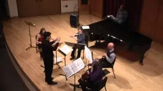 Synchronisms No. 2 for Flute, Clarinet, Violin, Cello, and Electronic Sounds by Mario Davidovsky