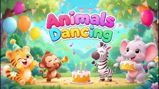 Happy Animals Dance Show | 3D Cute Cartoon | Funny Dancing Animals