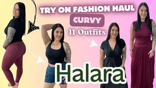 Halara Curvy XXL Try on FASHION HAUL 🎽 👚 11 Outfits Deutsch Halara Kleid