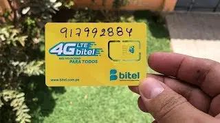 Comprar una tarjeta SIM o Chip en Peru para extranjeros Movistar Claro Entel Bitel