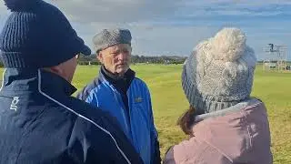 Actor Bill Murray interacting with the spectators.😁😁😁🤣🤣🤣🤣