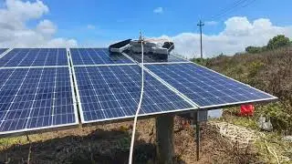 【10MW high-piled farm solar power Plant】#PhiCleaner #solarcleanrobot #agrivoltaic #photovoltaic