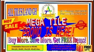 🎉 BIG ANNOUNCEMENT 🎉 🔥 ALL TILES LAND HOT SALE MEGA TILE PROMO LAUNCH 🔥