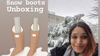 snowboots unboxing | winter boots/winter shoes/ cheap and mid range boots | The Random Realm