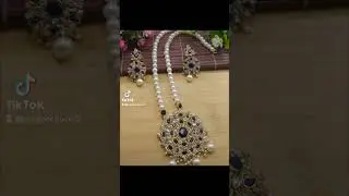 *Restock*Local manufacturedzircon and stone work Pendant mala set*
