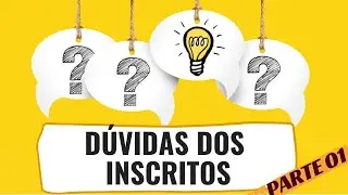 Resposta  a Duvidas Inscritos - (Excel com cara de Menus de Sistema)