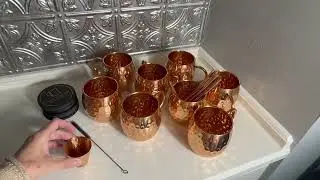 Mule Science Copper Mugs Set Review | 100% Pure Copper Gift Set for Moscow Mules & More