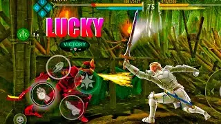 luckily win😇 in rank || Shadow fight 4 arena