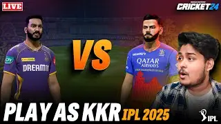 KKR vs RCB Battle Royale! IPL 2025 Match 2 | Cricket 24 Gameplay | CricSOFI