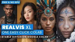 The Most Realistic Model for SDXL ? A1111 FREE Google Colab - Stable diffusion (No GPU)